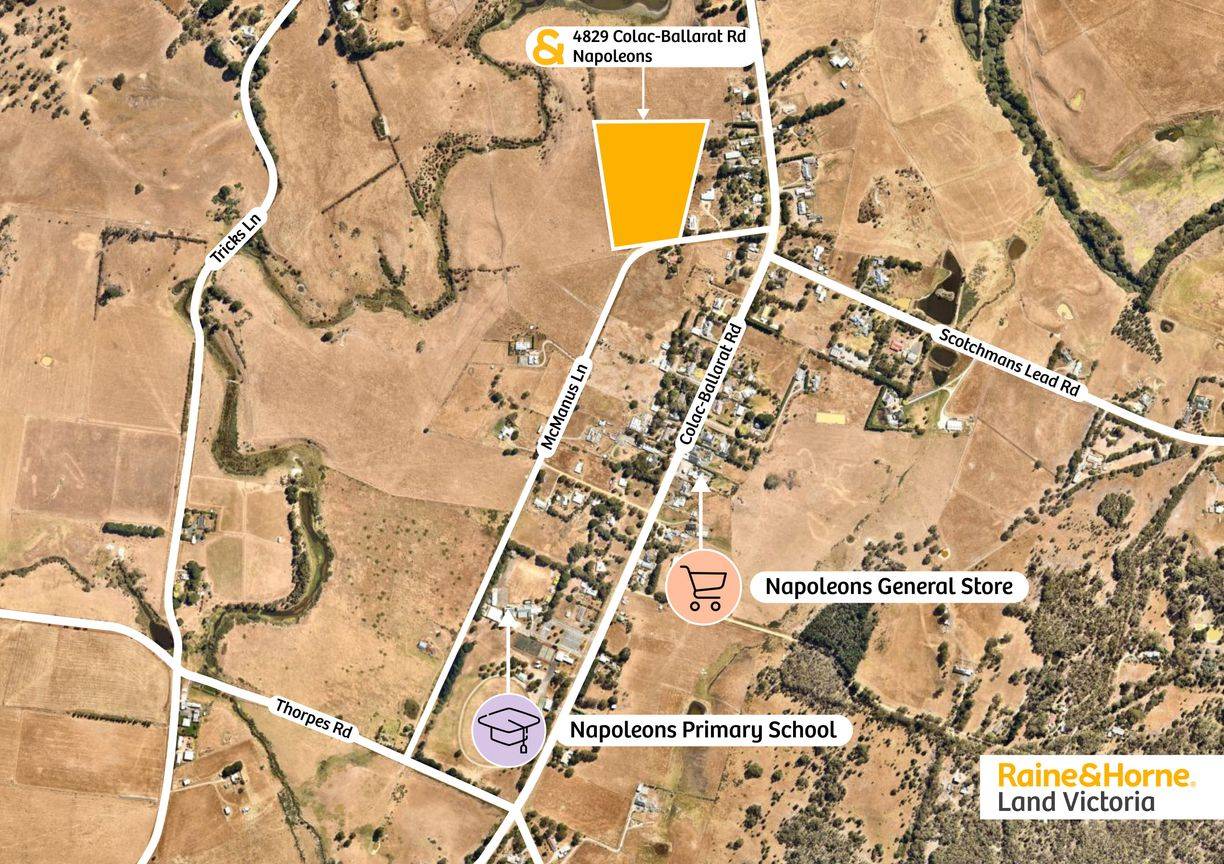 4829 ColacBallarat Road, Napoleons, VIC 3352 Raine & Horne Land Victoria
